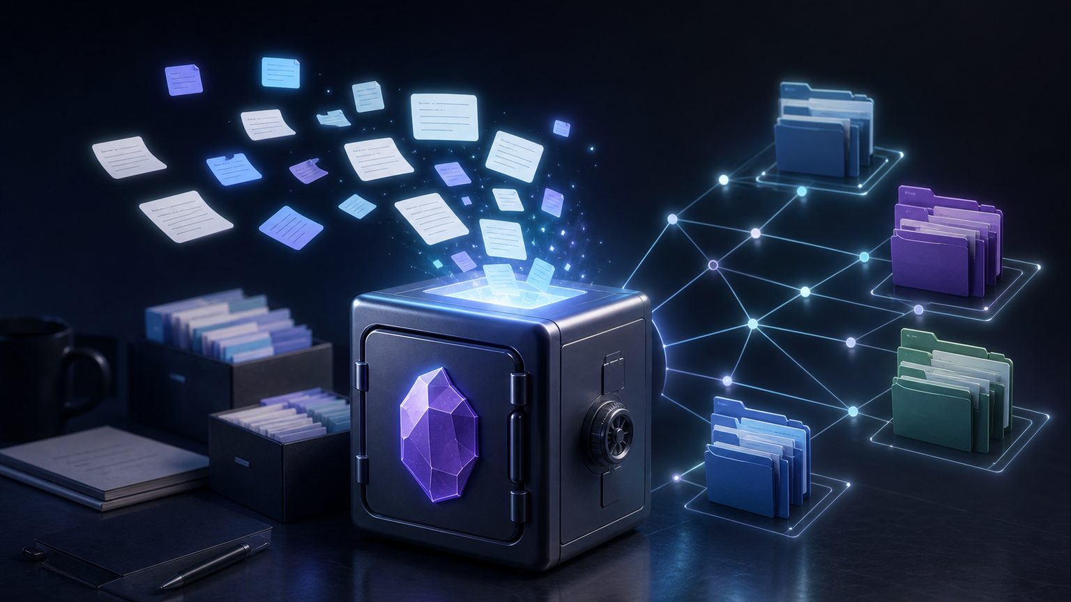 Obsidian vault auto organize article cover